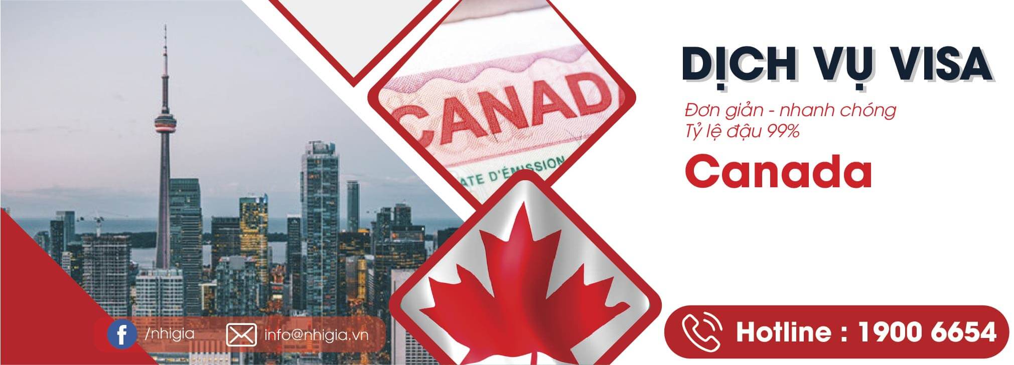 Dịch vụ Visa Canada - Công Ty TNHH TM Và DV Nhị Gia